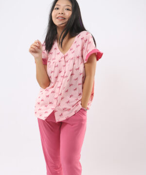 Bộ dún bèo kỳ lân hồng lửng